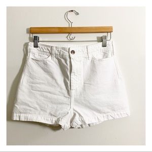 Goop denim high waisted shorts